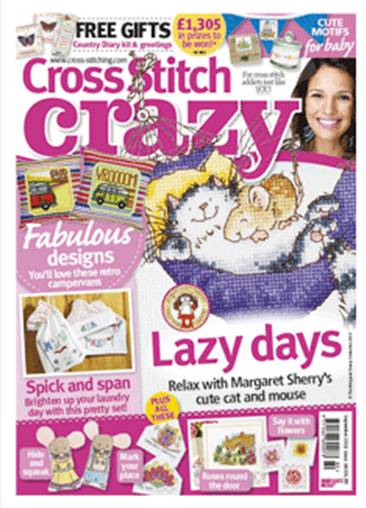 As featured in cross stitch Crazy magazine